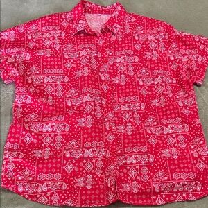 Red Paisley Shirt